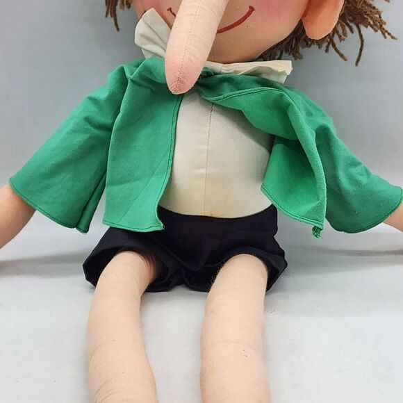 Vintage 1991 Pinocchio Plush Museum of Fine Arts Boston 32" - Picture 4 of 7